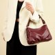Practical large capacity soft leather shoulder crossbody bag