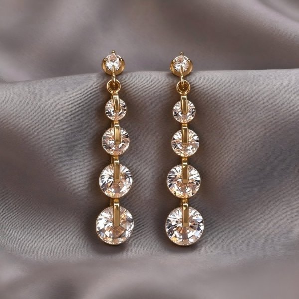 zinc Needle Earrings